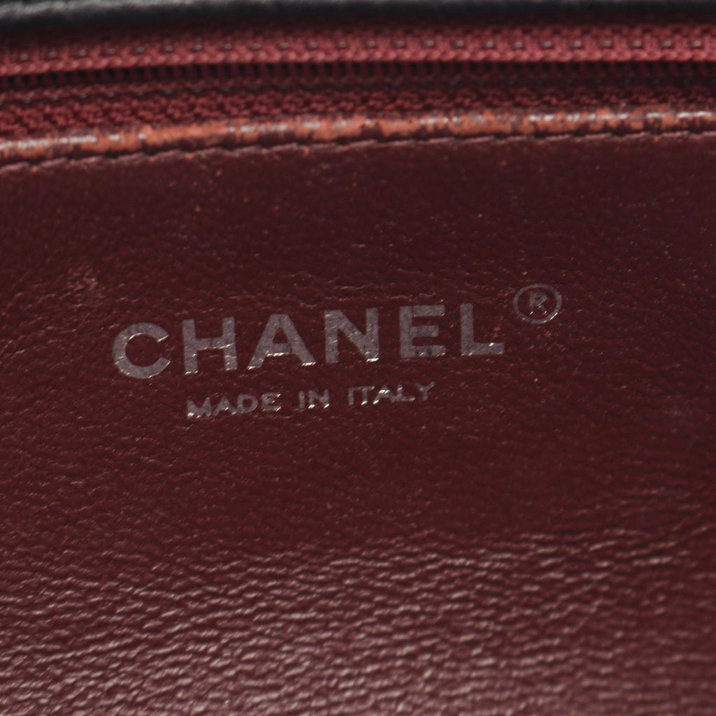 Chanel Shoulder Bag Quilted Black Leather Mademoiselle Chain — view 4