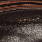 Chanel Shoulder Bag Quilted Dark Brown Suede — view 4