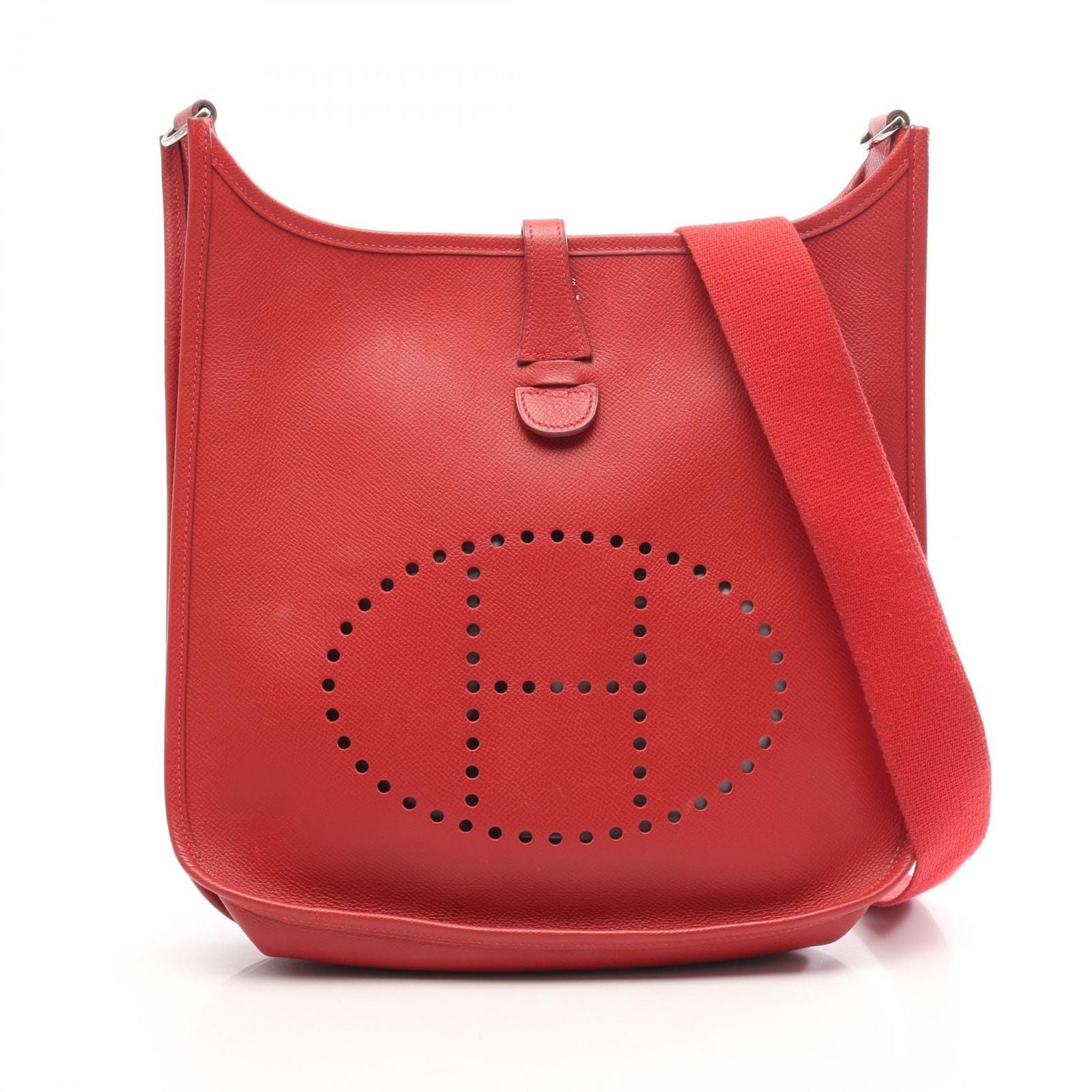 Hermes Shoulder Bag Evelyne 2 PM Rouge Garance