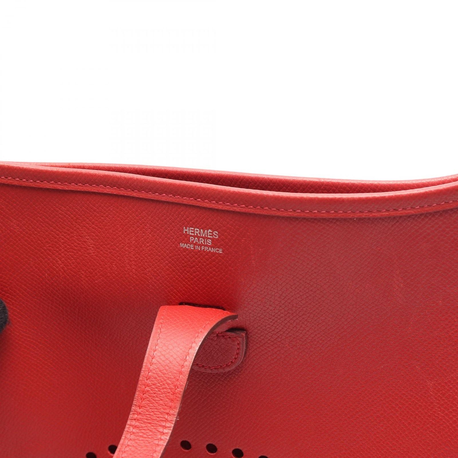 Hermes Shoulder Bag Evelyne 2 PM Rouge Garance — view 8