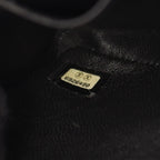 Chanel Shoulder Bag 2.55 Quilted East West Black Canvas Leather Chain — view 5