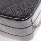Chanel Shoulder Bag 2.55 Quilted East West Black Canvas Leather Chain — view 7