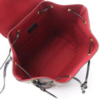 Louis Vuitton Backpack Montsouris NM PM Monogram Noir Canvas Leather — view 3