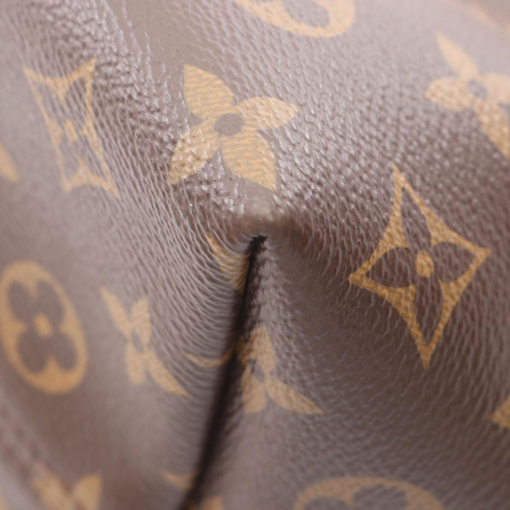 Louis Vuitton Backpack Montsouris NM PM Monogram Noir Canvas Leather — view 5