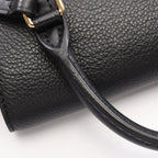 Louis Vuitton Backpack Montsouris NM PM Monogram Noir Canvas Leather — view 6