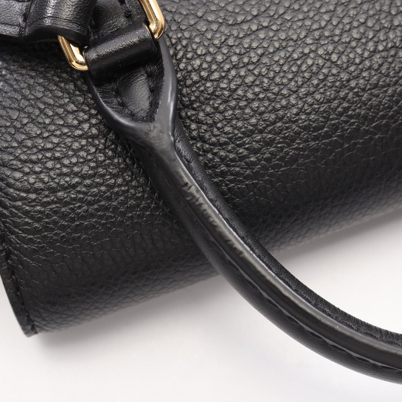 Louis Vuitton Backpack Montsouris NM PM Monogram Noir Canvas Leather — view 6