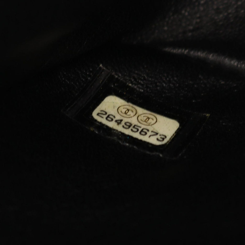 Chanel Shoulder Bag Quilted 2-Way Black Leather Chain — view 5