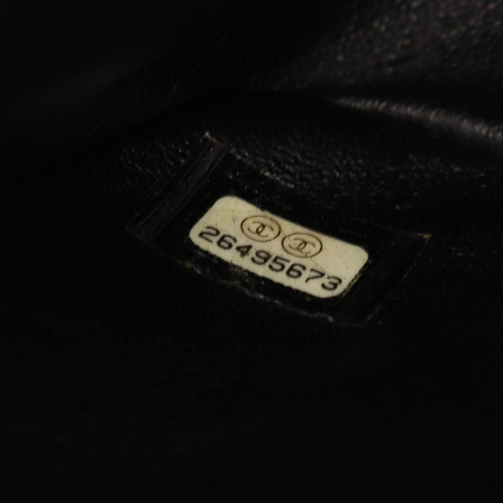 Chanel Shoulder Bag Quilted 2-Way Black Leather Chain — view 5