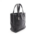 Chanel Tote Bag Choco Bar Black Lambskin — view 2