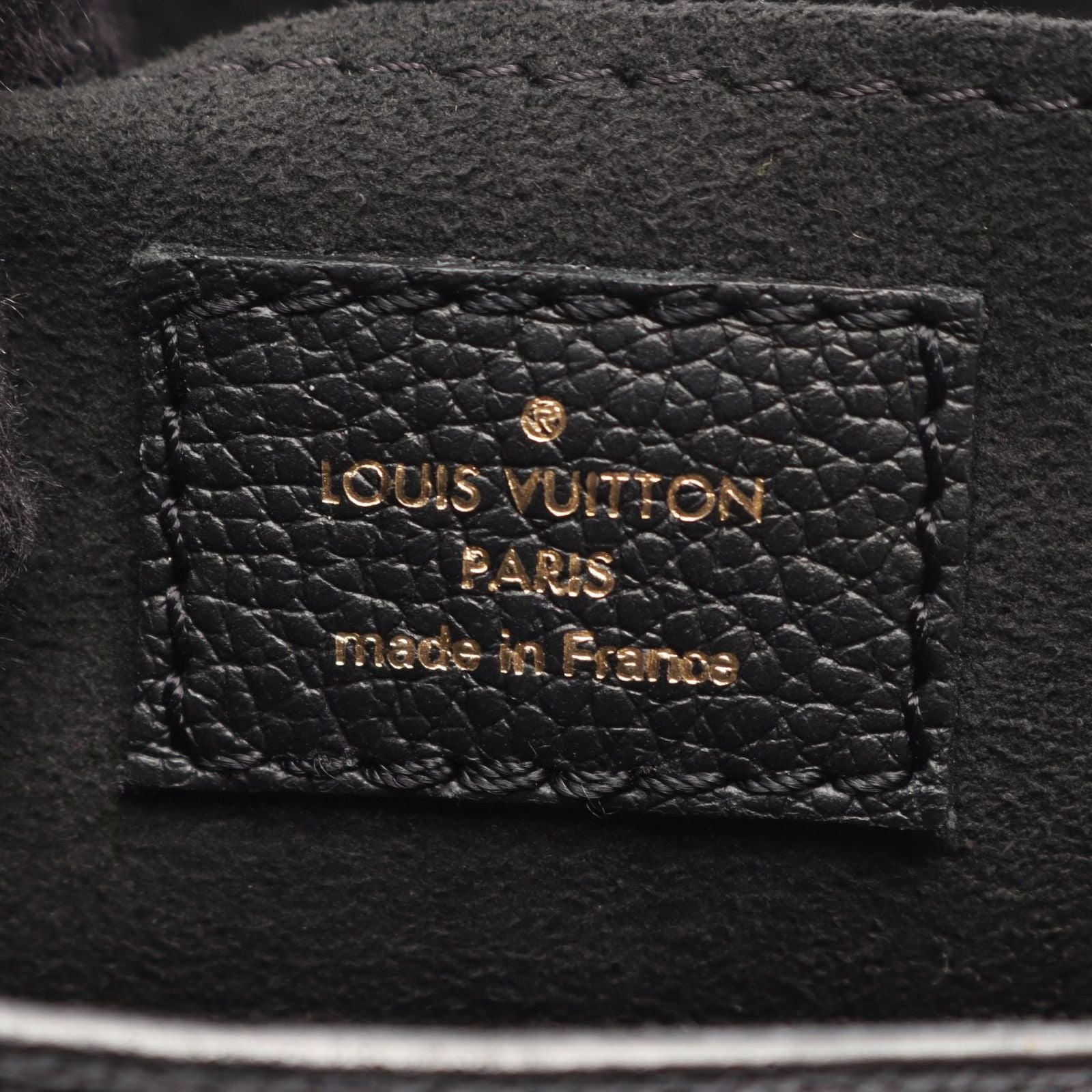 Louis Vuitton Handbag Petite Sac Plat Monogram Empreinte Noir 2-Way Leather — view 4