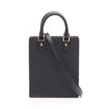 Louis Vuitton Handbag Petite Sac Plat Monogram Empreinte Noir 2-Way Leather