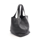 Hermes Picotin Lock MM Black Leather Handbag — view 2