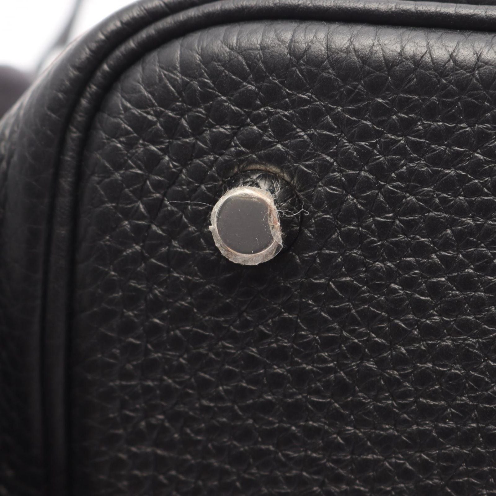 Hermes Picotin Lock MM Black Leather Handbag — view 8