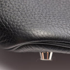 Hermes Picotin Lock MM Black Leather Handbag — view 7