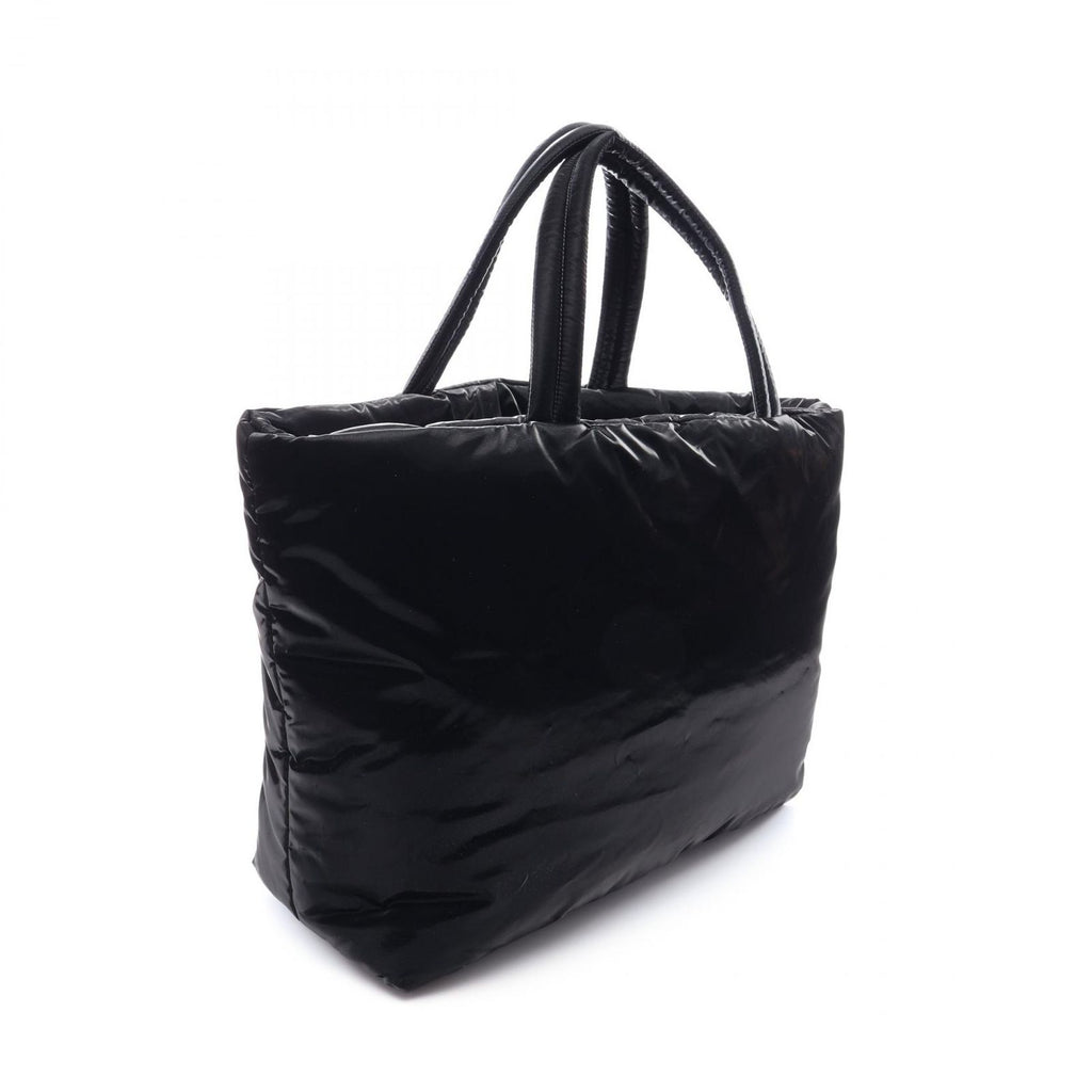 Saint Laurent Paris Tote Bag Black Nylon Wide Puffer — view 2