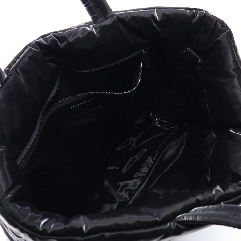 Saint Laurent Paris Tote Bag Black Nylon Wide Puffer — view 3