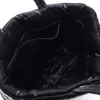 Saint Laurent Paris Tote Bag Black Nylon Wide Puffer — view 3