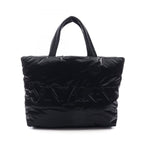Saint Laurent Paris Tote Bag Black Nylon Wide Puffer