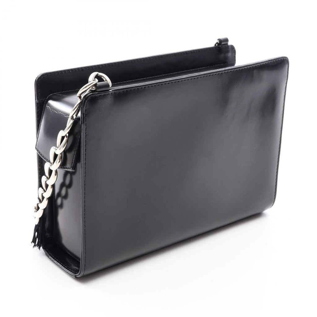 Dior Shoulder Bag Fringe Black Chain — view 2