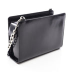 Dior Shoulder Bag Fringe Black Chain — view 2