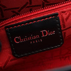Dior Shoulder Bag Fringe Black Chain — view 4