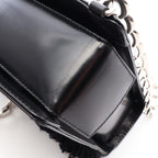 Dior Shoulder Bag Fringe Black Chain — view 8