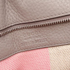 Gucci Bamboo Daily 2-Way Gray Black Leather Large Handbag — view 4