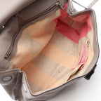 Gucci Bamboo Daily 2-Way Gray Black Leather Large Handbag — view 3