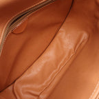 Celine Shoulder Bag Macadam Bag Dark Brown Beige Canvas Leather — view 5