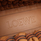 Loewe Tote Bag Tubular Basket Brown Leather — view 4