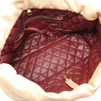 Chanel Tote Bag Coco Cocoon MM Gold Leather Large — view 3