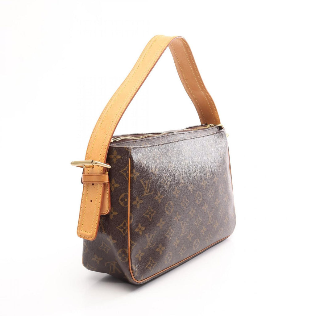 Louis Vuitton Shoulder Bag Viva City GM Canvas Leather — view 2