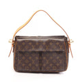 Louis Vuitton Shoulder Bag Viva City GM Canvas Leather