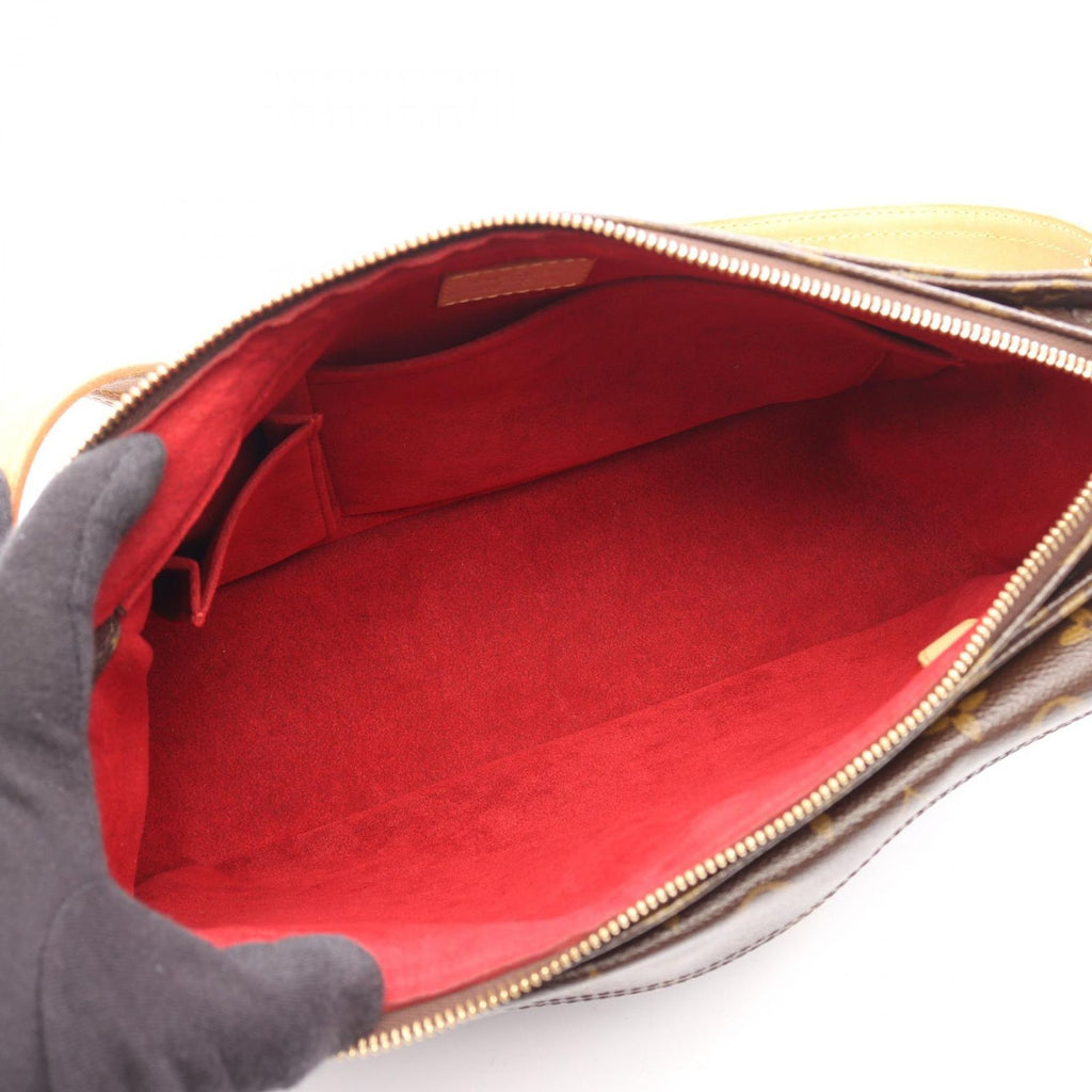 Louis Vuitton Shoulder Bag Viva City GM Canvas Leather — view 3