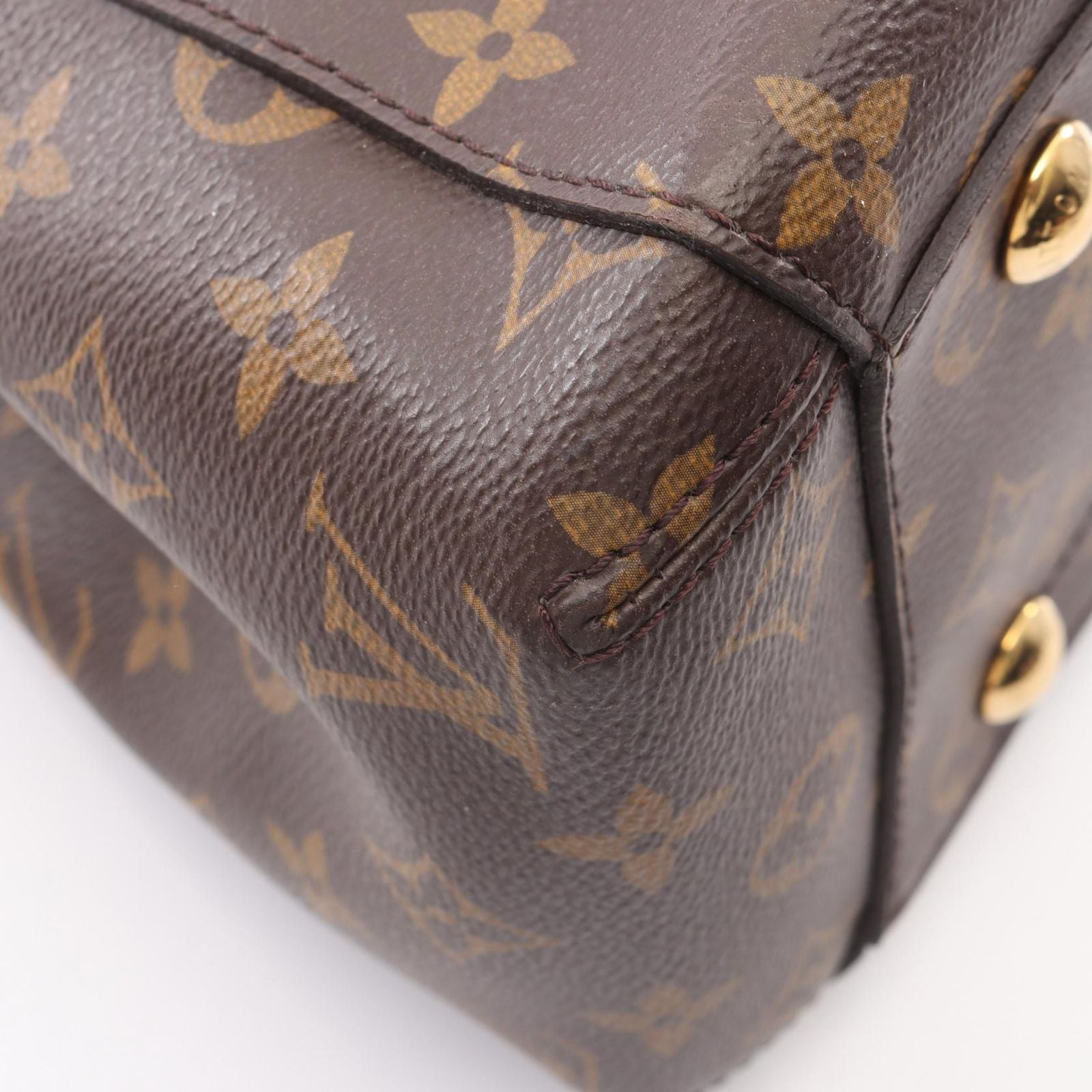 Louis Vuitton Montaigne MM 2-Way Canvas Leather Handbag — view 8