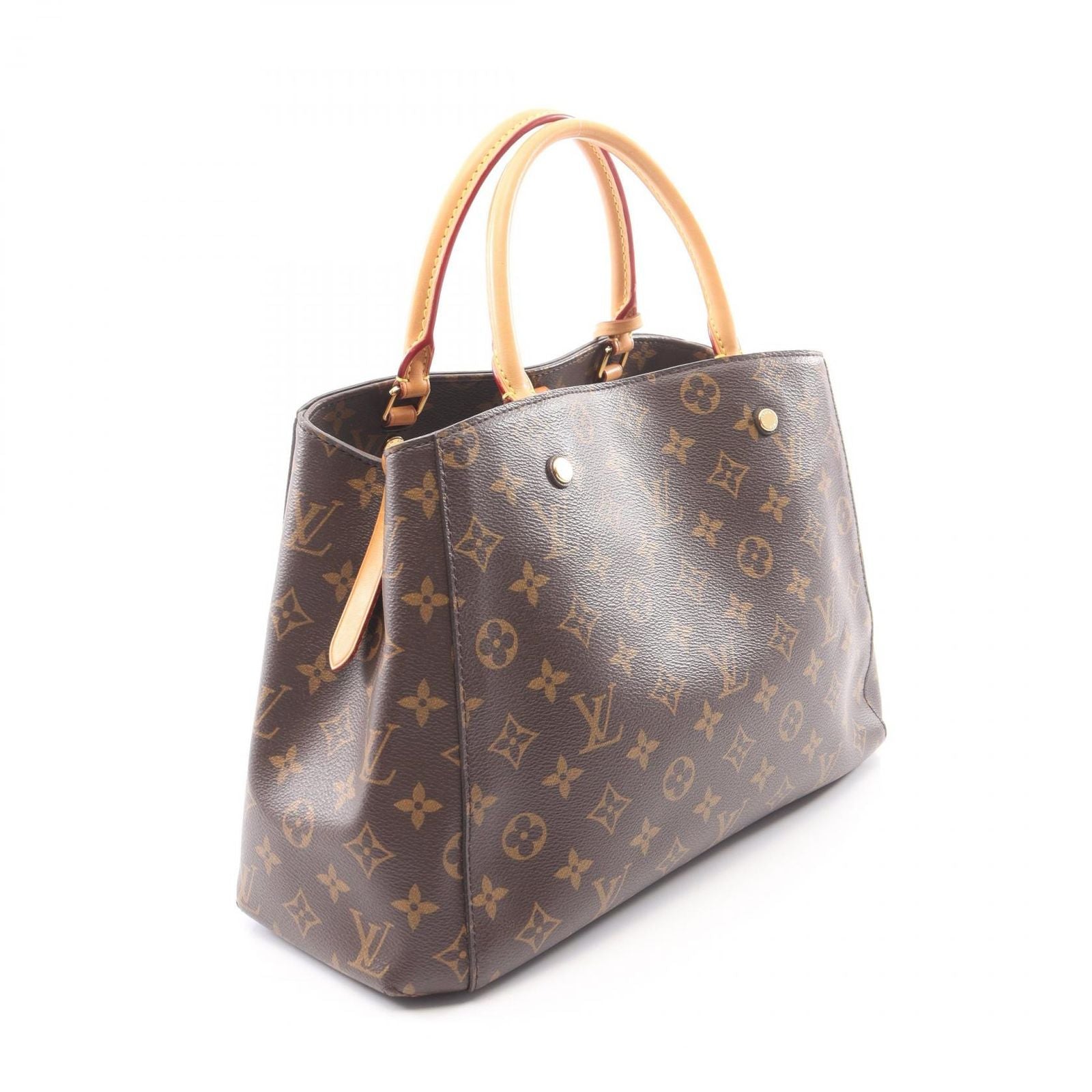 Louis Vuitton Montaigne MM 2-Way Canvas Leather Handbag — view 2