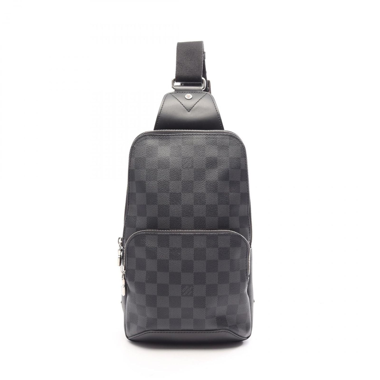 Louis Vuitton Waist Bag Avenue Damier Graphite Canvas Leather