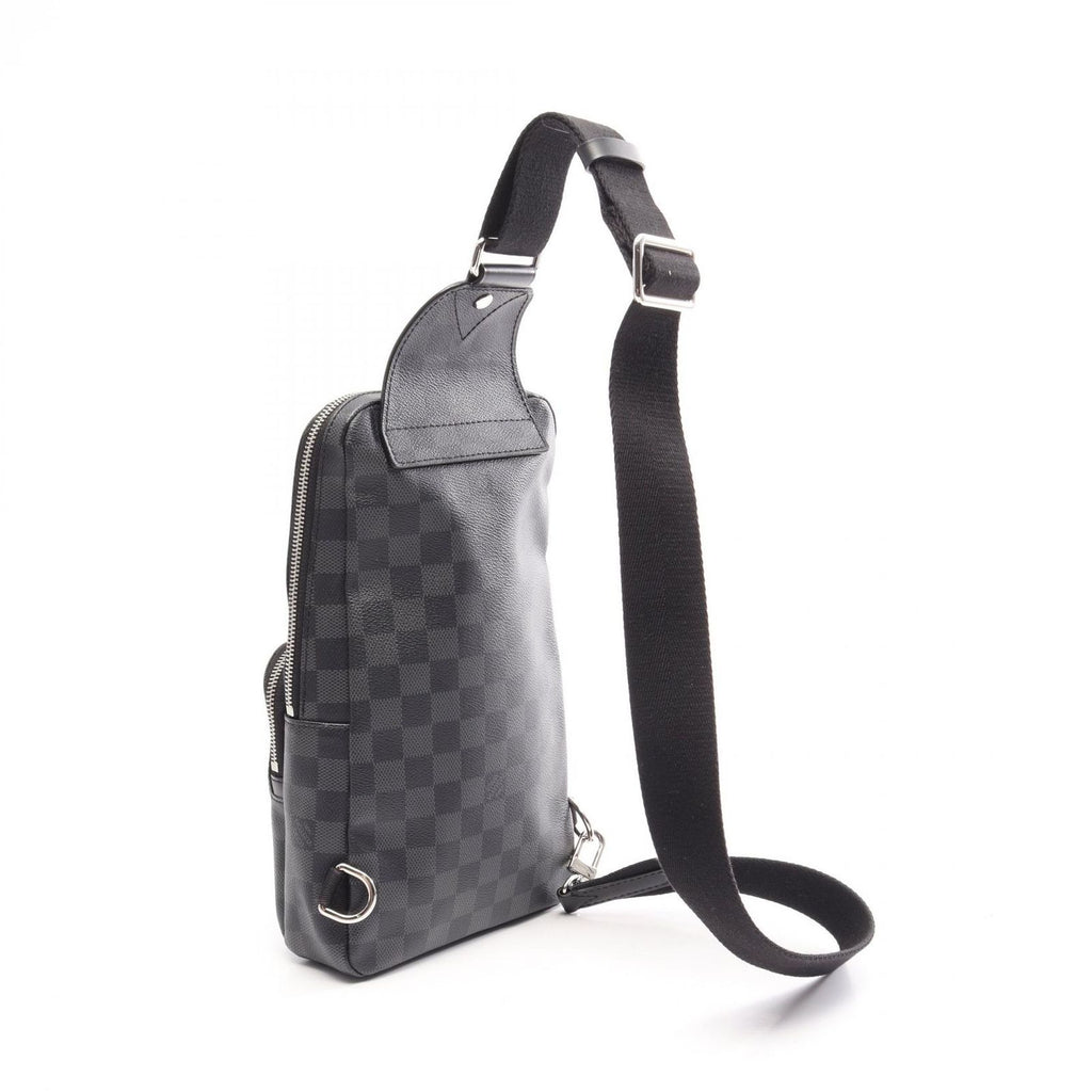 Louis Vuitton Waist Bag Avenue Damier Graphite Canvas Leather — view 2