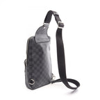 Louis Vuitton Waist Bag Avenue Damier Graphite Canvas Leather — view 2