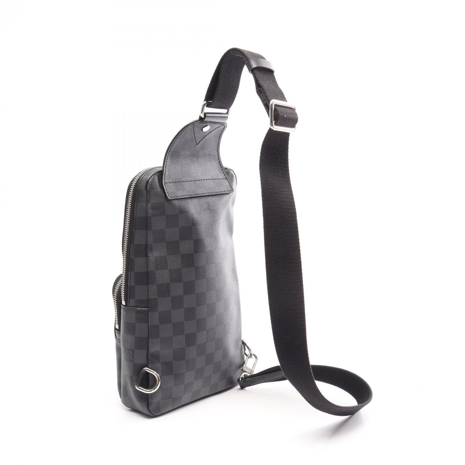 Louis Vuitton Waist Bag Avenue Damier Graphite Canvas Leather — view 2
