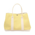 Hermes Tote Bag Garden Party PM Souffle White