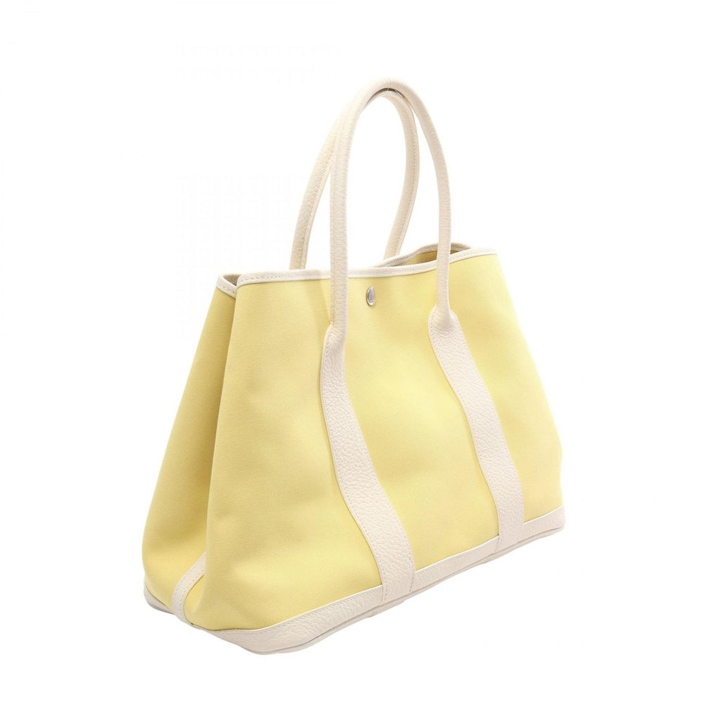 Hermes Tote Bag Garden Party PM Souffle White — view 2