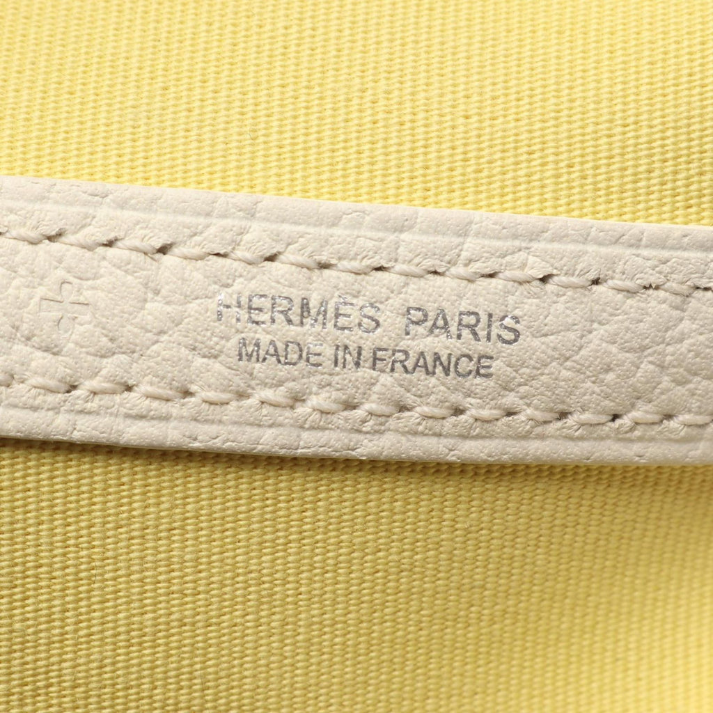 Hermes Tote Bag Garden Party PM Souffle White — view 4