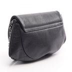 Chanel Shoulder Bag Half Moon CC Logo Black Caviar Leather CC Chain Wallet — view 2