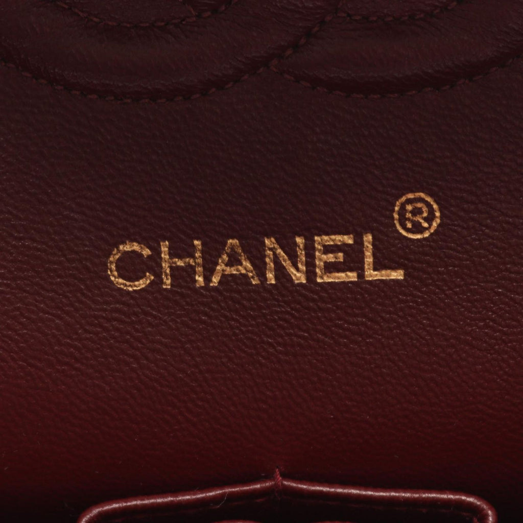 Chanel Shoulder Bag Quilted Double Flap Black Lambskin Chain — view 4