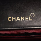 Chanel Shoulder Bag Quilted Diana Flap Black Lambskin Chain — view 4
