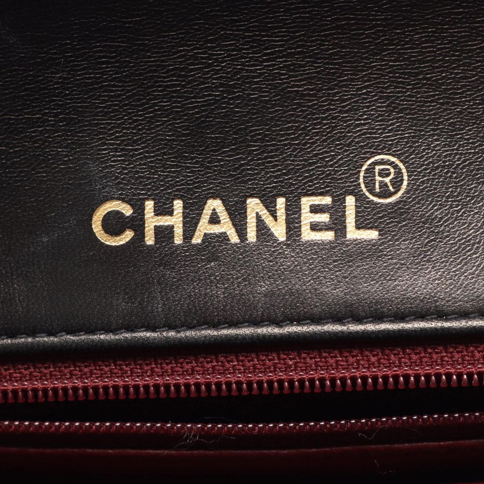 Chanel Shoulder Bag Quilted Diana Flap Black Lambskin Chain — view 4