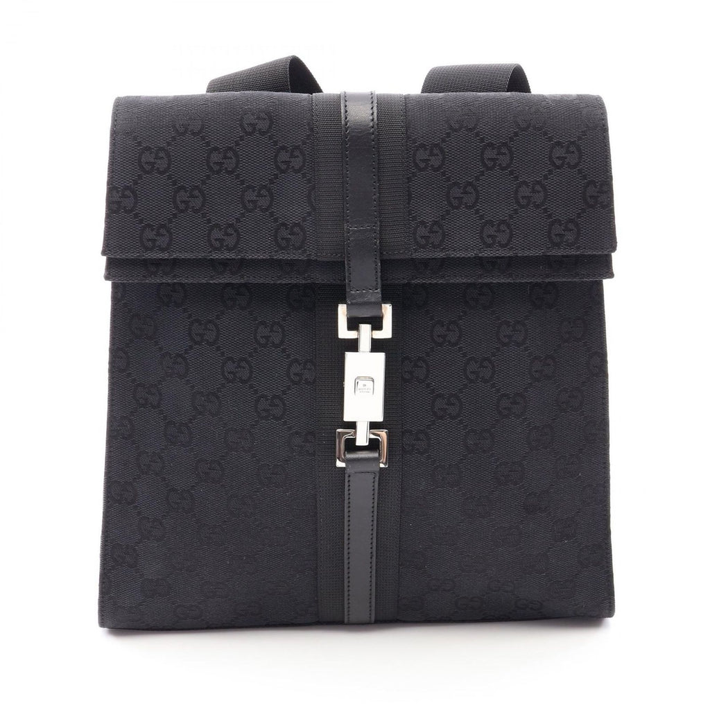 Gucci Backpack GG Canvas 003 Black Jackie