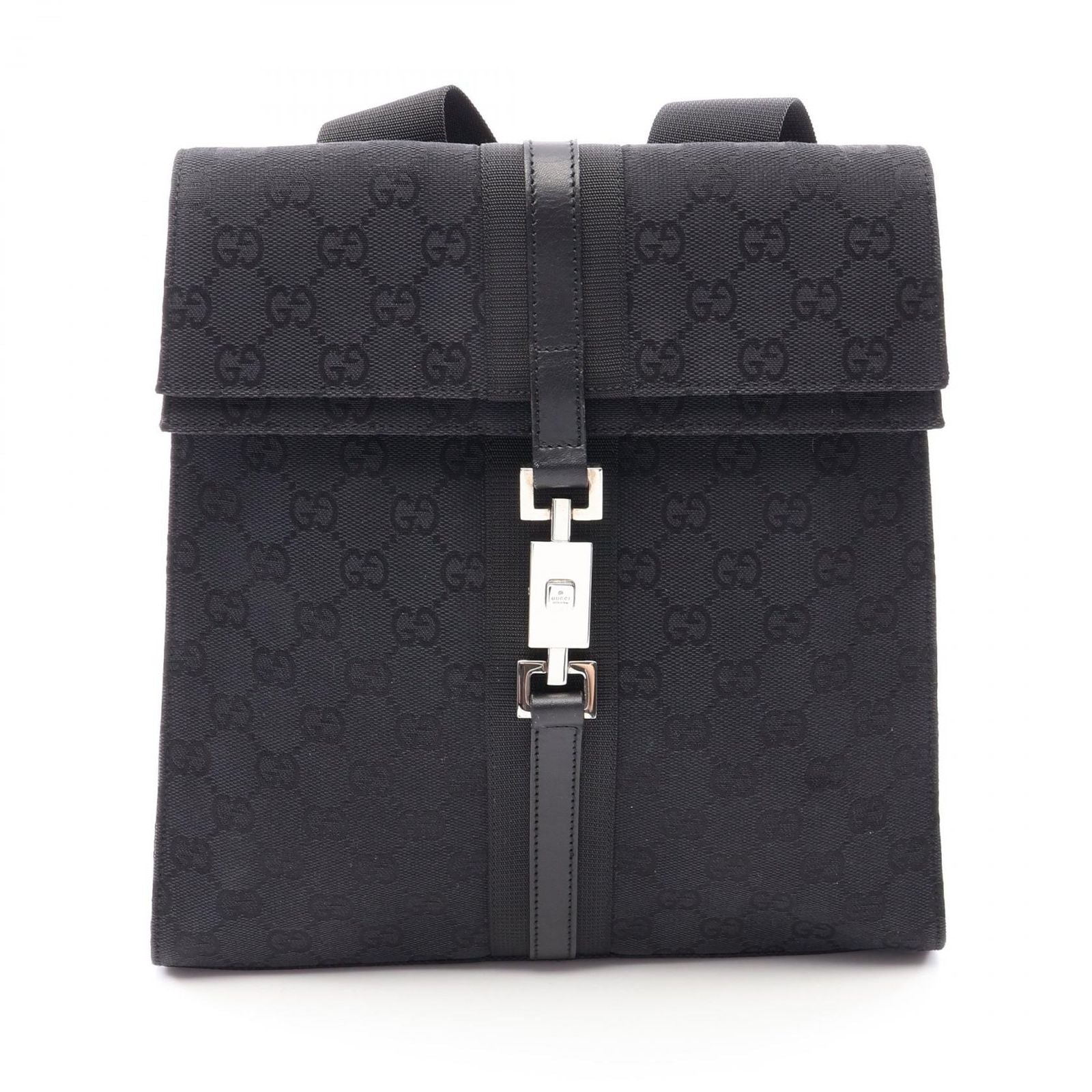 Gucci Backpack GG Canvas 003 Black Jackie