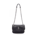 Saint Laurent Paris Shoulder Bag Niki Mini Black Leather Mini Chain